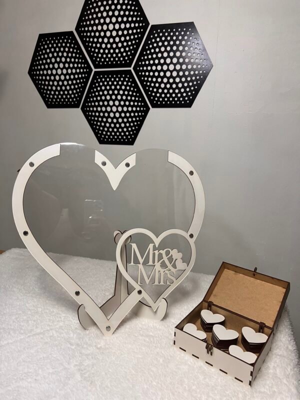 Álbum de Firma Corazon de Recién Casados