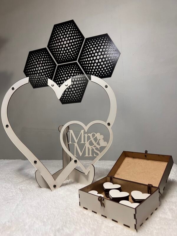 Álbum de Firma Corazon de Recién Casados