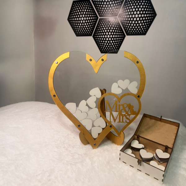 Álbum de Firma Corazon de Recién Casados