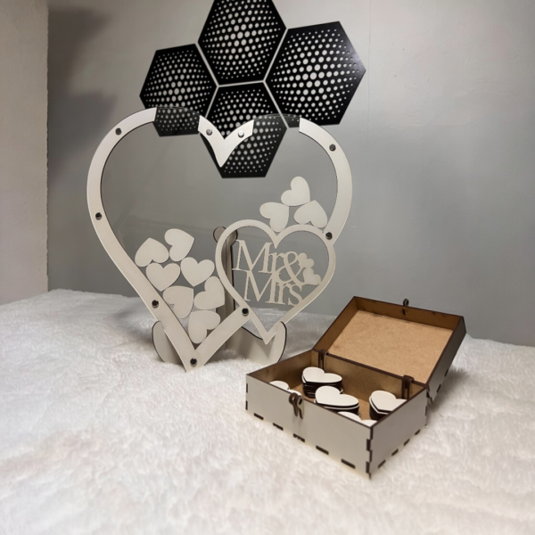 Álbum de Firma Corazon de Recién Casados