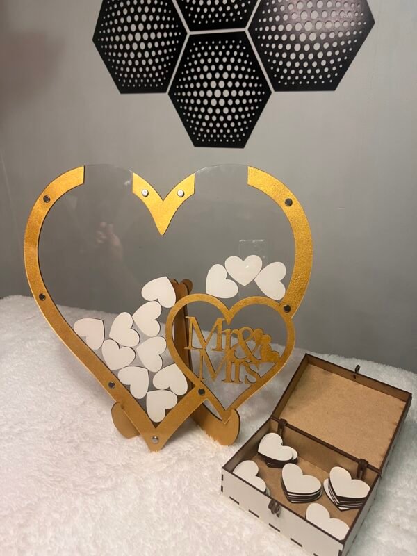 Álbum de Firma Corazon de Recién Casados