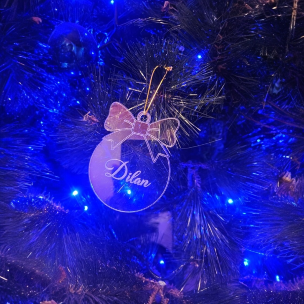 Campanas y Esferas de Acrílico Personalizadas – 8 cm