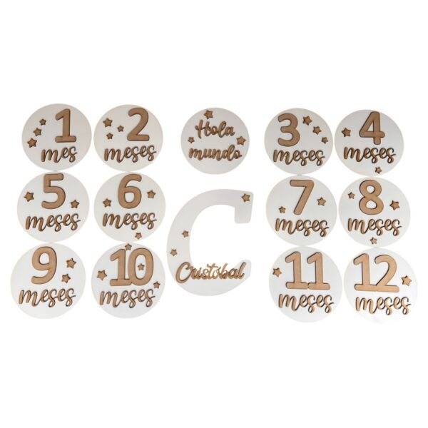 Hito de meses Personalizado para Bebé