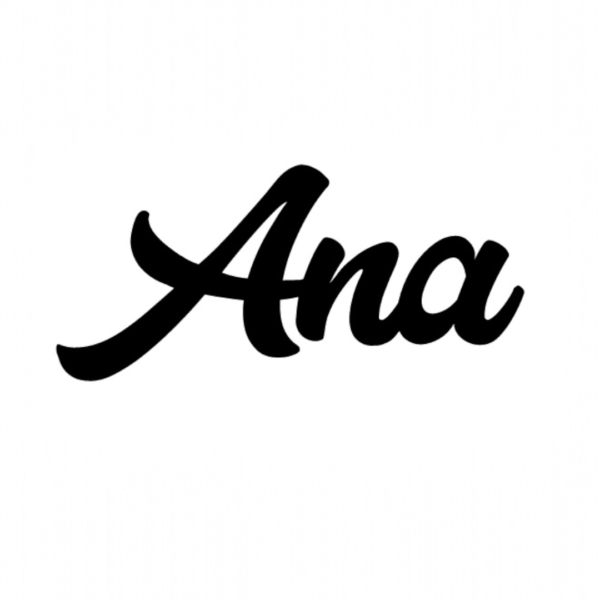 Nombre personalizado en madera