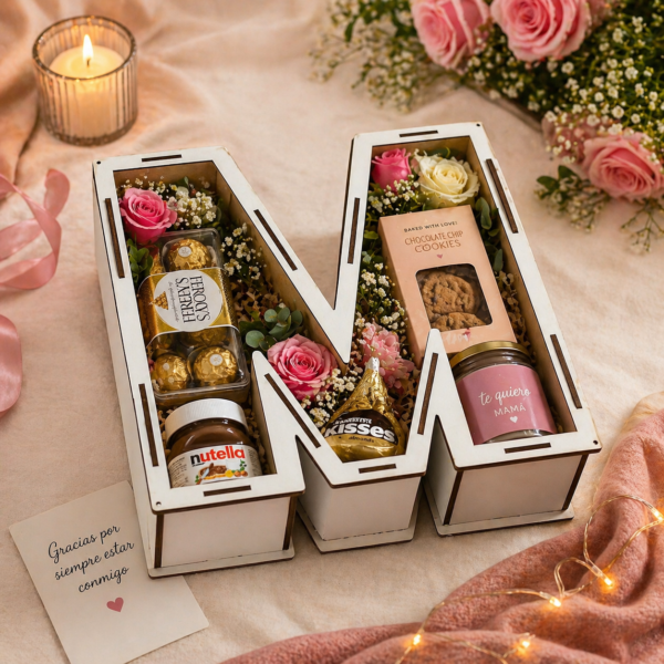 Box Letra M para Mamá