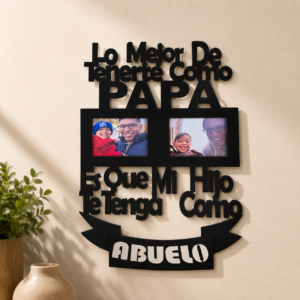 Cuadro Dia del Padre - Papá Abuelo