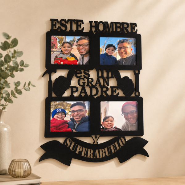 Cuadro Dia del Padre - Gran Padre Super Abuelo