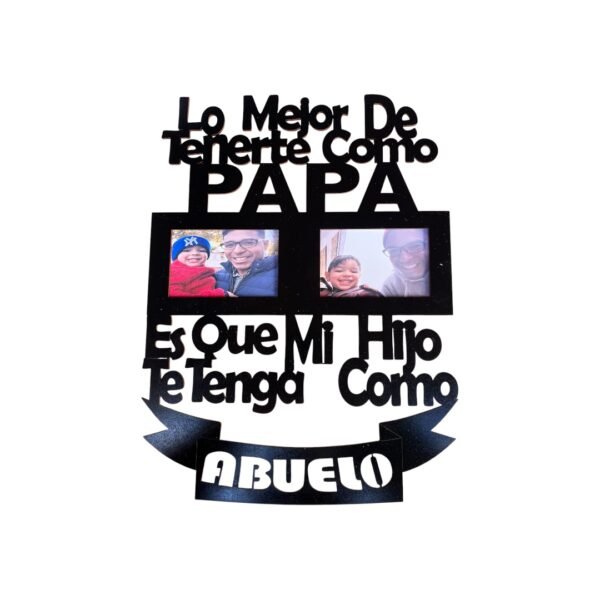 Cuadro Dia del Padre - Papá Abuelo